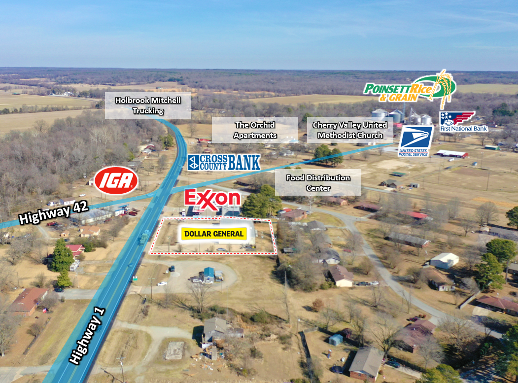 Commercial Property for Sale in Cherry Valley Arkansas 72324